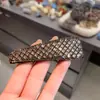 Pinza de Pelo Bb Simple Estilo Coreano con Perlas y Pedrería, Pinza de Pelo de Gama Alta, Pinza para Flequillo, Pasador, Pinza Lateral, Horquilla, Accesorio para el Cabello, Adorno para la Cabeza para Mujer