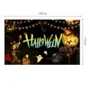 Amazon Couplets de Halloween Tela de Fondo Feliz Halloween Bandera Colgante Cortina de Puerta Luz Diseño Personalizado