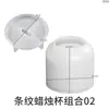 Molde de silicona para espejo diy Vaso frasco creativo Cristal epoxi cemento decoración molde de silicona yeso vela Vaso