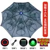 Red de Pesca Automática para Capturar Peces, Red de Pesca para Capturar Peces y Cangrejos de Río, Trampa para Peces, Versión Mejorada de Red Paraguas, Jaula para Camarones de Lluvia