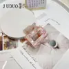 Amazon Nuevo Estilo Coreano Celebridad de Internet Accesorios para el Cabello para Mujer Cuadrado Ácido Acético Media Cola Pinza Pequeña Pinza para Cola de Caballo Adorno para la Cabeza