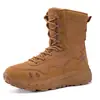 47 Botas de Combate de Caña Alta Talla Grande Marrones Botas de Entrenamiento Botas de Entrenamiento con Cordones para Hombre Zapatos Profesionales para Senderismo y Montañismo Botas de Seguridad