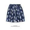 Pantalones de Playa Hawaianos para Hombre Estampados Nuevo Estilo Hong Kong Sueltos para Casa Casuales Pantalones Cortos Estilo Coreano Pantalones para Parejas de Playa