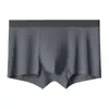 Nova roupa interior masculina 50 modal antibacteriano cor sólida sem costura simples boxer calças cintura Quatro cantos fabricantes atacado