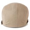 Gorra de béisbol rayada bordada 2021 Cabeza grande Gorra Wai Primavera Verano Boina Casual Británica Gorra de vendedor de periódicos Juventud