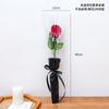 Día de San Valentín Chino Caja de Regalo Plegable de Flores Empaque para Ramo de Flores Individual Bolsa de Empaque para Flor de Rosa Caja Individual Impermeable para Flores Venta al por Mayor
