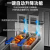 Freidora Eléctrica Vertical Comercial con Elevador Automático para Pollo Frito y Brochetas, Freidora Eléctrica de Doble Tanque de Un Solo Cilindro de Gran Capacidad