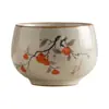 Persimmon Ruyi Ru Kiln Caneca de Mestre Cerâmica Caneca Grande de Chá Para Beber Chá Degustação de Chá Caixa de Presente Conjunto Conjunto de Chá Gongfu Caneca Individual