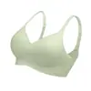 Ropa interior sin costuras de soporte suave para mujer, estilo fino de verano, anti-flacidez, sujetador de realce lateral, sujetador con copa fija sin aros