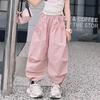 Conjunto de Chaleco Estampado sin Mangas de Verano para Niñas 2024 Estilo Coreano para Niños Mayores Top con Cordón Pantalones Jogger Casual Versátil