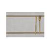 Mantel individual de PVC aislado estilo europeo impermeable antiquemaduras mantel individual para mesa restaurante occidental hotel antideslizante doble raya venta al por mayor