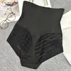Roupa Íntima Modeladora de Cintura Alta para Controle da Barriga para Mulheres Tamanho Grande Cintura Forte Antiderrapante Body Shaping Levanta Bumbum