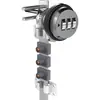 Cerradura de Contraseña para Gabinete, Cerradura Triple para Cajón de Escritorio de Oficina, Cerradura de Contraseña Digital Mecánica para Archivador, Cerradura Frontal de Varilla Larga de Tres Eslabones