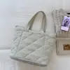 La Bolsa Casual de Gran Capacidad de Moda y Tendencia de Este Año 2025 Nuevo Estilo Coreano Bolso de Hombro Único Bolso Tote de Color Sólido