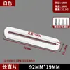Suporte de Ângulo Espesso de Aço Inoxidável com Furo Longo Ajustável Cabeça Dupla Móvel Fixador Conector de Ângulo Reto 90 Graus Suporte de Placa Reta em Forma de L