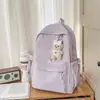 Mochila Sencilla Linda y Elegante para Estudiantes de Secundaria, Ligera, Informal, para Viajes y Escuela, Estilo Japonés Ins