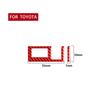 Adecuado para 14-21 Toyota Tantu anillo del interruptor de los faros modificación interior fibra de carbono accesorios para el interior del coche