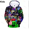 Comércio exterior Moda Primavera e Outono novo moletom impressão digital 3D masculino e feminino solto Esportes Uniforme de Baseball suéter moderno
