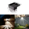 Luces Solares para Escaleras, Luces de Pared para Exteriores, Decoración de Patio y Jardín, Luces para Peldaños de Balcón, Luces de Noche Ambientales para Pared