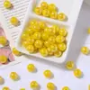 Macaron Perlas Redondas Iridiscentes Perlas de Vidrio de Color Gradiente Material para Hacer Pulseras y Collares Hechos a Mano Accesorios para Joyería