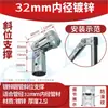 Tubo de Aço Inoxidável 25mm Seis Pontos Tubo Galvanizado Conector de Tubo de Aço Fixador Junta de Tubo Redondo Clipe de Fixação de Tubo de Ferro Fixador