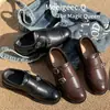 Sapatos Mocassins Estilo Britânico Retrô para Mulheres 2026 Primavera e Outono Novos Versáteis com Cadarço Moda Tendência Sapatos de Solado Grosso para Mulheres