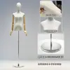 Tienda de ropa accesorios para maniquíes ropa de mujer ventana maniquí de medio cuerpo perchero muñeca falsa maniquí de vestido de novia soporte de exhibición