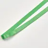 Alças Coloridas para Lingerie em Estoque 6-15mm Poliéster Liso Brilhante Superfície de Veludo Elástico Escovado Alças de Sutiã