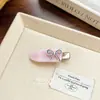 Pinza para el cabello con lazo de colores dopamina lindos coreanos, clip sin costuras, pasador dulce de acrílico para flequillo, accesorio para el cabello para mujeres