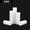 Columna de nailon hexagonal de doble paso blanca, columna de aislamiento hexagonal de plástico PA66, espaciador de aislamiento de placa PCB M2-M6