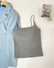 Outono e Inverno Lixamento 888 Novo Estilo Pinsen Cor Comprimento Médio Alça de Peito Coberto Small Vest Roupa Íntima Feminina Versátil Emagrecedor