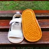 Sandálias para bebê Hansheng de 0 a 1 ano sola de borracha antiderrapante sapatos para criança verão casual sola macia sapatos de bebê sapatos de bebê