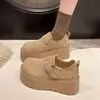 Zapatos Birkenstock de Suela Gruesa para Aumentar la Altura para Personas Petitas, Nuevos Mocasines Retro Slip-On Primavera 2026 que Te Hacen Ver Más Alto