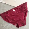 [Rojo Ancola] 880# Ropa Interior Roja Grande de Año Nuevo Malla de Encaje Seda de Hielo Ropa Interior Roja