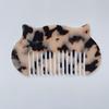 Peine para el Cabello de Acetato Texturizado Retro Ins Coreano Mini Gato Pequeño Simple Peine Francés Estilo Ins