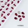 Dongzhou Crystal 4*6mm Gota d'Água Diamante Cintilante para Nail Art Acessórios de Nail Art com Diamantes em Forma de Asas de Borboleta de Vidro Dongzhou Fabricante