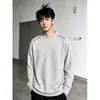 Nueva Camiseta Blanca de Manga Larga para Primavera 2026, Unisex, Corte Holgado, Moderna, Bordada, Top Casual