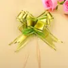 Suministro directo de fábrica transfronterizo medio 30 gasa de nieve mate flor de mano empaque de regalo de Navidad cinta de flores color metálico