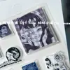 Estilo Fujian Manga de terror japonés estilo Junji Ito estilo ins Calcomanías de arte para uñas de dibujos animados negros simples Decoración DIY