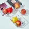Caja para conservar alimentos de vidrio sodo-cálcico al por mayor de fábrica serie cuadrada redonda rectangular caja de almacenamiento de bol de vidrio