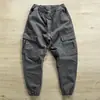 Macacão Masculino Primavera e Outono Roupas de Trabalho Estilo Japonês Marca da Moda Perna Solta Perna Calças Casuais Calças de Trabalho Masculinas
