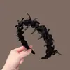 Horquilla de Malla Retro de Lujo Ligero Personalizada Diadema de Verano para Mujer Diadema de Redondeo de Pedrería Súper de Hada Nueva Diadema de Borde Delgado de Celebridad de Internet
