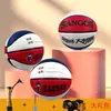 Baloncesto Procesado y Personalizado Pu Combinación de Colores Resistente al Desgaste Alta Elasticidad Interior y Exterior Estudiantes de Primaria y Secundaria y Niños Entrenadores Recomiendan Baloncesto