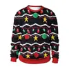 Sudaderas con Gráficos de Muñeco de Nieve de Vino Casual Otoño Unisex Suéter Feo Navideño de Cuello Redondo Suéter de Manga Larga para Niños