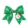 Acessórios de Cabelo Personalizados para Meninas de Natal Transfronteiriços Tecido Estampado Alce Acessórios de Festa Princesa Grampo de Cabelo Grampo de Cabelo 4791