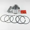 Peças para Gerador a Gasolina 168F170F188F190F192F Anéis de Pistão GX160 Montagem de Pistão para Motor a Gasolina