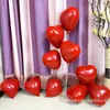 Balões para Decoração de Quarto de Casamento para Casamento Camada Dupla Espessada Balões Vermelho Rubi Romã Casamento Noivado Suprimentos para Casamento