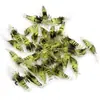 Ventas directas de fábrica hierba de camarón camarón al por mayor camarón simulación camarón Luya cebo de camarón falso suave luminoso con anzuelo agujero para anzuelo 4cm camarón