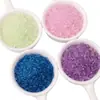 Kit de material de accesorio de joyería para pulsera y collar hechos a mano DIY de colores, virutas de vidrio iridiscente AB de 1,4 mm