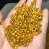 Jade amarelo jade 4mm Bashan Jade contas redondas contas soltas diy jade joias acessórios jade acessórios jade atacado
